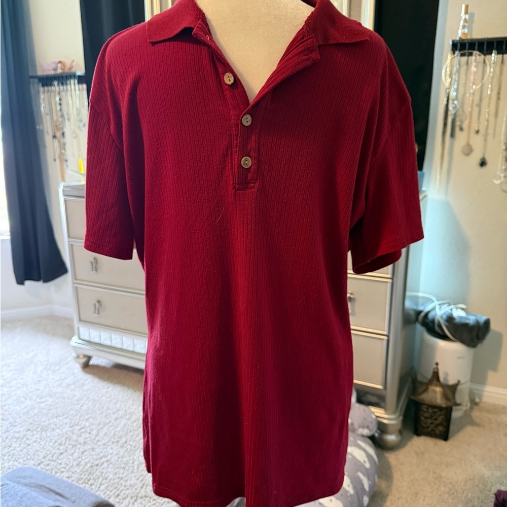 Men's Red Polo Shirt